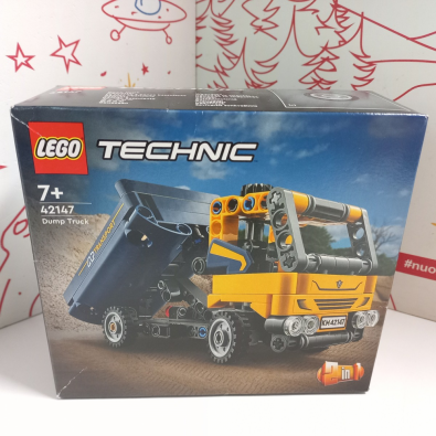 LEGO Technic 42147 Camion Ribaltabile, Set 2 in 1  NUOVO  