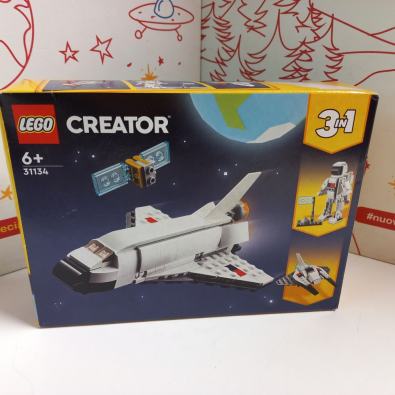 LEGO Creator 31134 Space Shuttle, Set 3 in1 NUOVO  