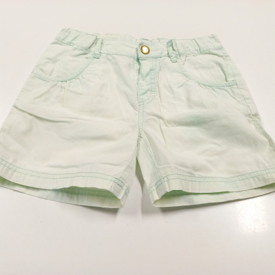 Pantalone Corto Verde Mela H&M 7/8 Anni  