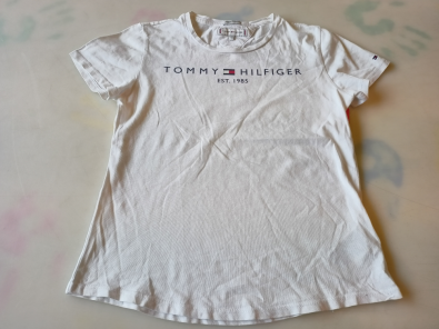 T- Shirt Tommy H Bimba 12 A Usato Firmato  