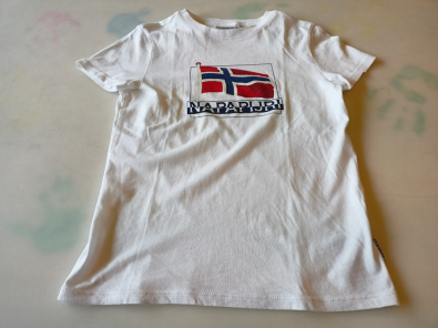 T- Shirt Napapijri Bimbo 10 A Usato Firmato  
