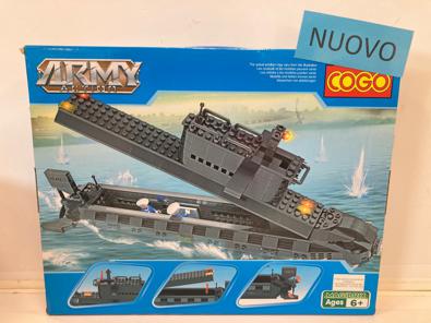 NUOVO! Costruzioni Scatola  - 320 Pz  - Sommergibile Army - Compatibili Con Lego   