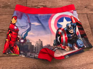 Costume Piscina Avengers Anni 8 Bimbo Capitan America  