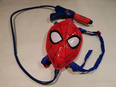 Pistola Sparacqua Spiderman Con Zaientto-serbatoio Sambro  