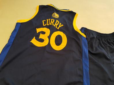 M7anni Completo Basket Blu-giallo Curry 30  