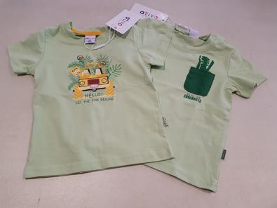 M12mesi Shirt 2pz. Verde Ativo NUOVO  
