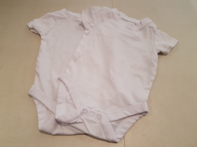 M6mesi 2pz. Shirt-body Bianco Fred&Flo  