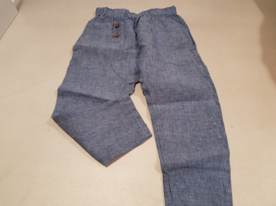 M4anni Pantaloni Azzurri Lino Zara  