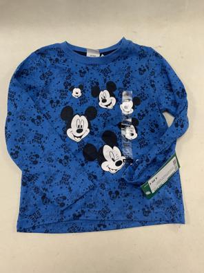 Maglia Bimbo 3 Anni Disney Mickey Blu Pari Al Nuovo  