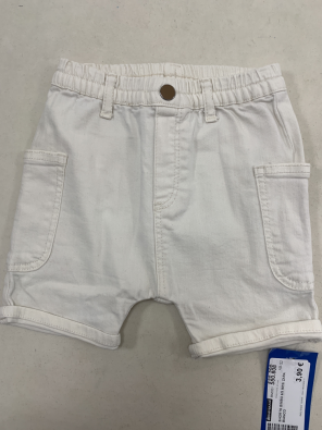 Shorts Bimbo 6/9 Mesi Zara Bianco  