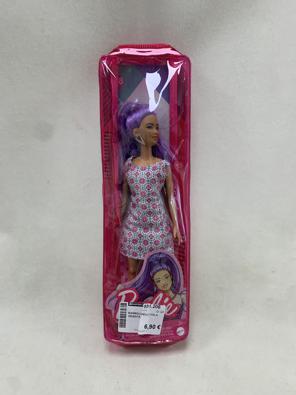 Bambola Barbie Capelli Viola Orientale  