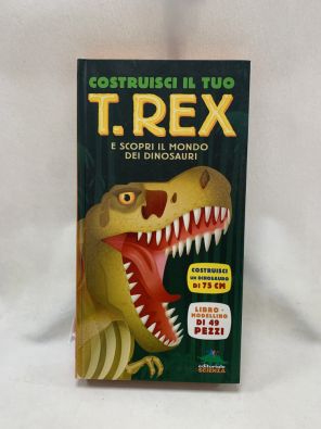 Costruisci il tuo T-Rexe scopri il mondo dei dinosauri. Libro pop-up. Con modellino di 49 pezzi - Naish Darren