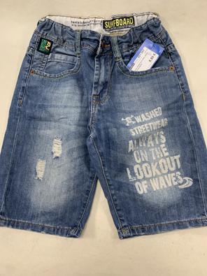 Bermuda Bimbo 9/10 Anni Jeans OVS Con Strappi  