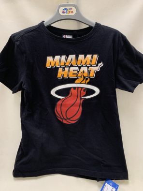 Maglia Bimbo 11/12 Anni Nero Miami Heat NBA  