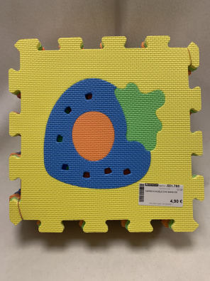 Tappeto Puzzle 9 Pz 32x32 Cm   