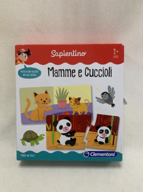 Gioco Clementoni Puzzle Mamme + Cuccioli 2 Anni+  
