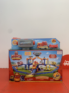Mighty Express Mission Station Playset Mai Usato   