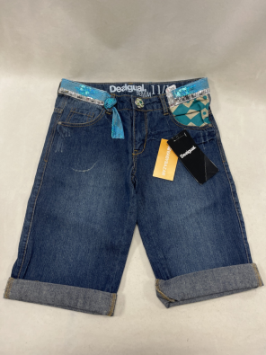 Bermuda Bimba 11/12 Anni DESIGUAL Jeans  