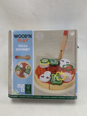 Gioco Legno Wood'n'Play Pizza Gourmet NUOVO Pellicolato  