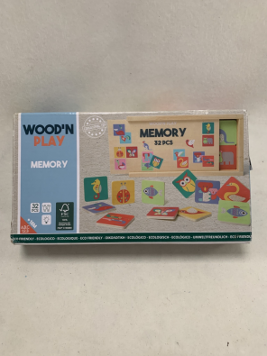 Memory Legno Wood'n'play 32 Pz  