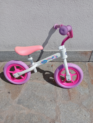 Bicicletta Senza Pedali Chicco Pink Comet Bimba  