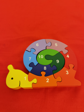 Gioco Puzzle Numeri Lumaca  