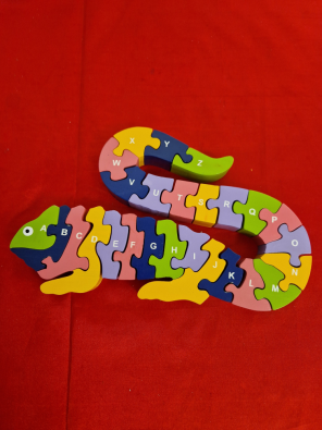 Gioco Puzzle Numeri Iguana  