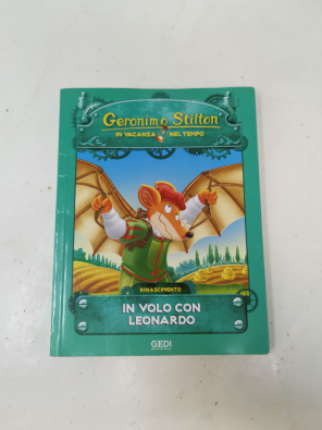 Libro I N Volo Con Leonardo Geromimo Stilton   