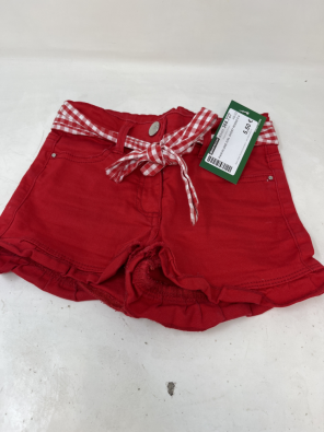 Pantalone Girl Short Rosso 5 A  