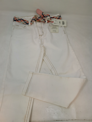 Pantalone Girl 5-6 A - Jeans Bianco Nuovo   