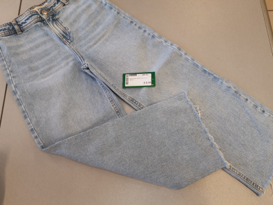Pantalone Jeans Girl 9-10A Largo   