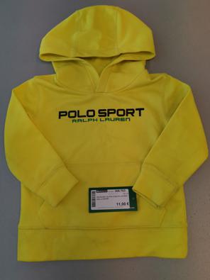 Felpa Boy 2A Polo Ralph Lauren Giallo Sport  
