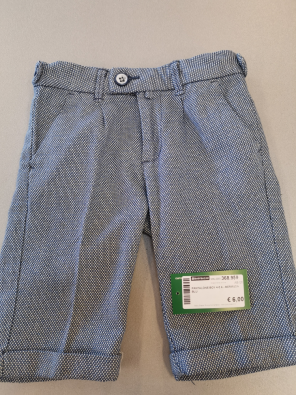 Pantalone Boy 4-5 A - Bermuda Blu   