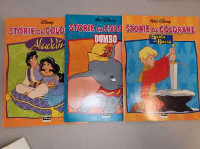 Libro Fascicolo Storie Da Colorare Disney  