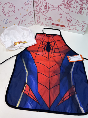 Cappello Cuoco + Grembiule Parannanza Spiderman   