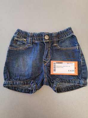Pantalone Jeans Girl 12M Shorts Levis  