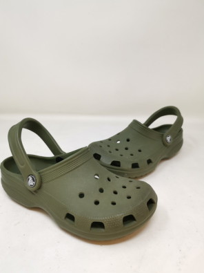 Scarpa Boy 32-33 Circa (46) Sandalo Crocs Verde Militare  