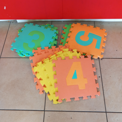 Tappeto Puzzle - 19 Pezzi - Numeri  