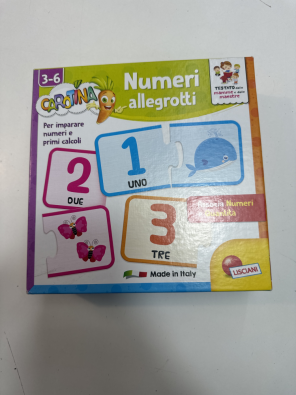 Gioco Numeri Allegrotti Carotina Lisciani   