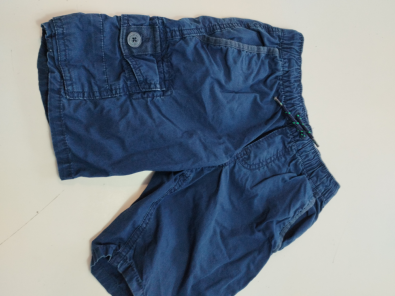 Pantaloni Bermuda Blu Bimbo 6/7 Anni  