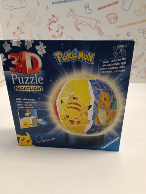 Puzzle 3d Night Light Pokemon Nuovo  