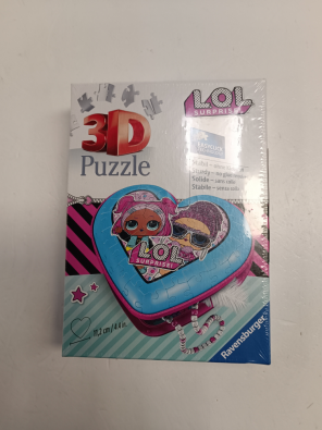 Ravensburger 3D Puzzle - Heart Box L.O.L. Surprise Nuovo  