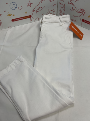 Pantalone Bimbo 4 A Replay Bianco   