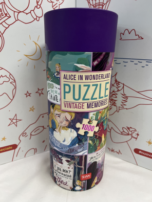 Puzzle Legami 1000 Pezzi Nuovo Alice In Wonderworld   