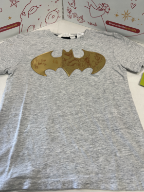  T Shirt Bimbo 4-6 A Batman Oro   