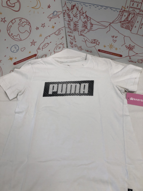 T Shirt Bimbo 11-12 A Puma Bianca   