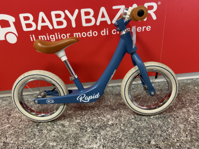 Bici Senza Pedali Bimbo Blu Rapid Kinderkraft   