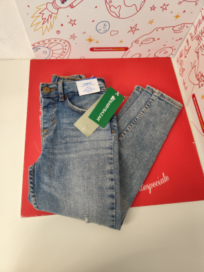 Pantalone Bimba Jeans 5/6 Anni H&m Nuovo Con Cartellino   