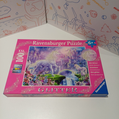 Ravensburger Puzzle Unicorni Glitter 100 Pezzi 6+  