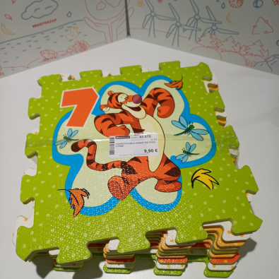 Tappeto Puzzle Winnie The Pooh 9 Pezzi  
